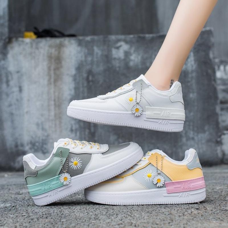 Jarní Nový Trend Sladkých Barev Dámské Boty Sportovní Boty Korejská Verze Univerzální Makaronové Ležérní Sportovní Dámské Boty