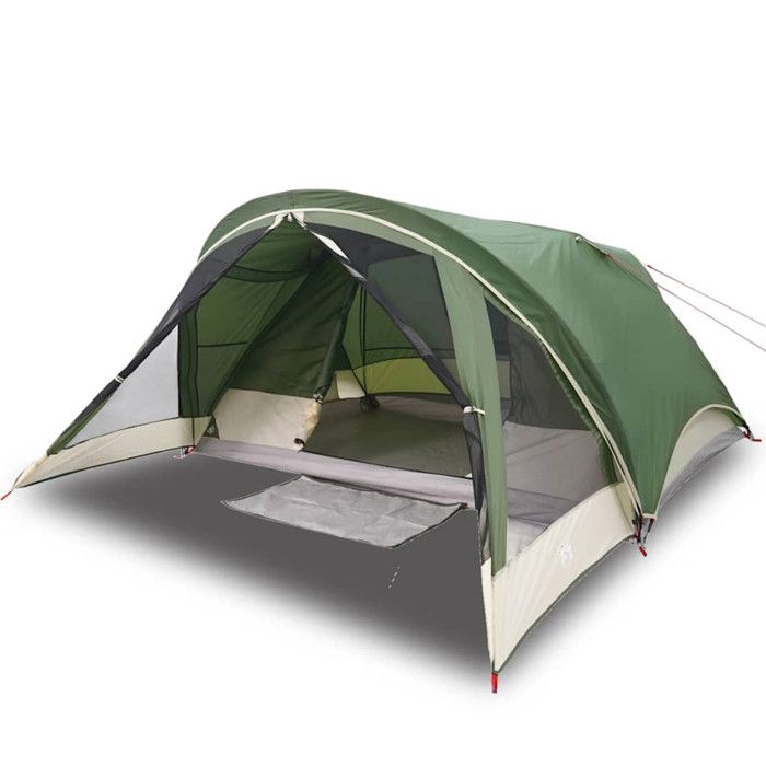 VidaXL 4-Person Green Waterproof Cabin Camping Tent, Tent, Camping Shelter, Garden Shelter, Garden Tent, 94713