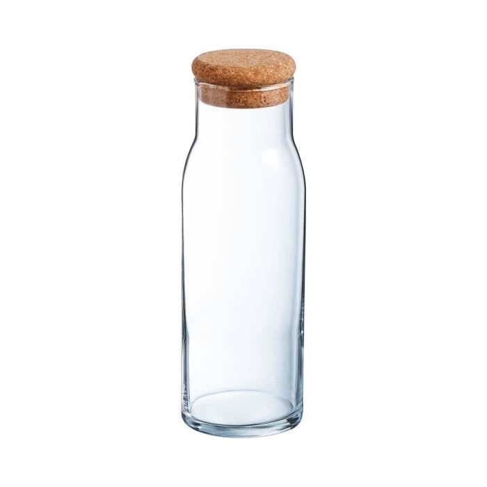 Carafe - Funambule - Luminarc - 1 L - Bouchon en liège - Verre transparent