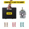 VEVOR 71550 Portable Manual Hydraulic Pipe Press Hose Crimping Tool and Repaire Crimper Tools Manually Operated A/C Hose Crimper Tool Kit Durable