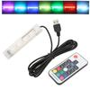 USB Powered Micro Aquarium Light Remote Control Small Size USB Aquarium Light Colorful LED Fish Tank LED Lamp Aquarium Landscape