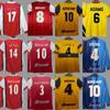 Assen N Retro Jersey Football Vieira Bergkamp Pirey Henry Wright Anelka