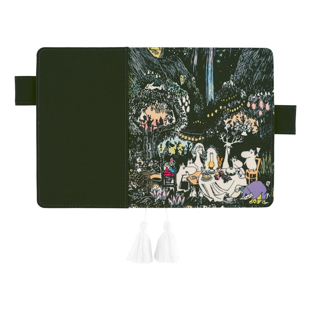 Hobonichi Techo Original (A6) Notizbuchhülle Moomin/Große Party Nacht