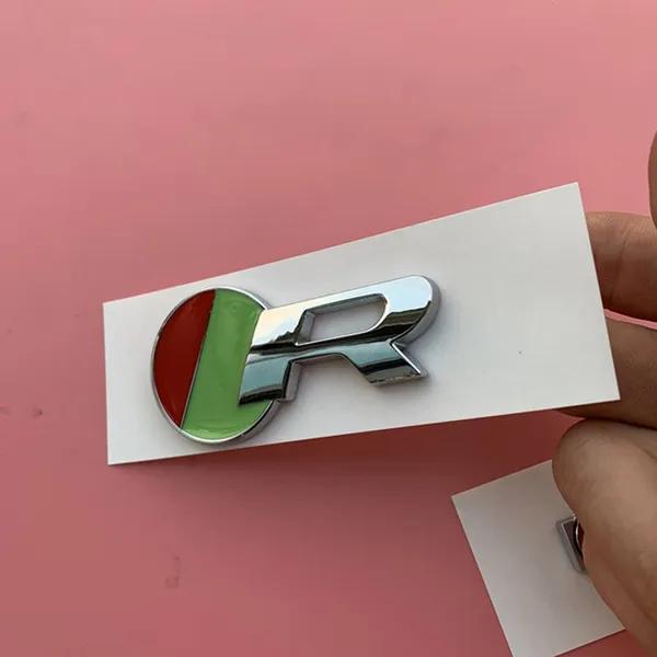 

R Зеленый Красный Значок R-Sport Bar Эмблема Наклейка для XE F-PACE Fender Багажник Стайлинга Автомобилей Ремонт Спортивного Автомобиля Высокопроизводительная Наклейка 1