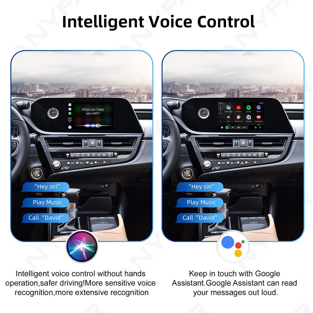 Wireless CarPlay Android Auto Interface for Lexus ES/UX/NX/IS/RX/GX/RC AirPlay Mirror Link Navigation Car Play Functions