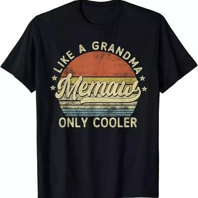 Memaw Jako Babička Jen Víc Cool Den Matek Tričko S 5Xl