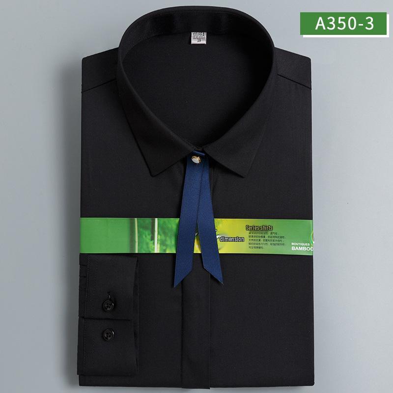 

Women s Bamboo Fiber Long Sleeve Formal Shirt - White, Wrinkle-Free Size 36