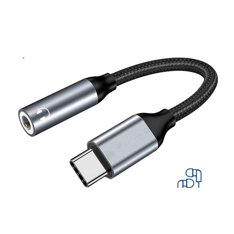 

USB Type C to 3.5mm Headphone Jack Adapter, (2Pcs) USB-C 3 5mm Audio Cable Converter For IPhone15 Pro MAX Huawei