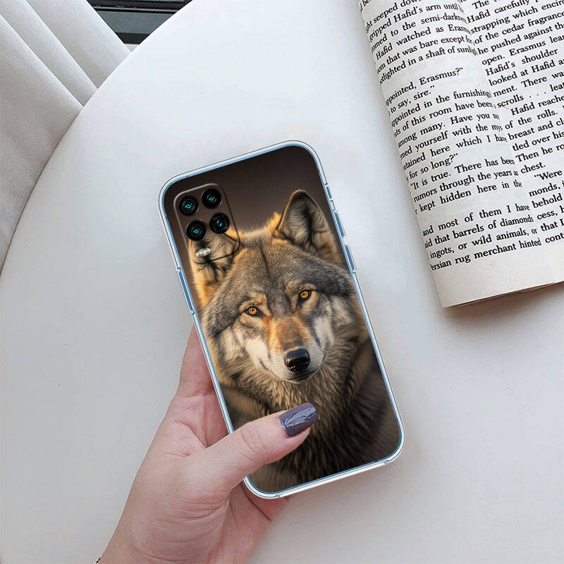 MH148 Animal Wolf Phone Case for Motorola Edge 20 30 S30 40 50 Fusion Lite Plus Pro Neo Ultra One Power Action Macro Hyper Vision Zoom