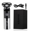Men's Rechargeable Wet & Dry 3D Floating Shaver - Full Body, Washable, Electric, Three-Blade.