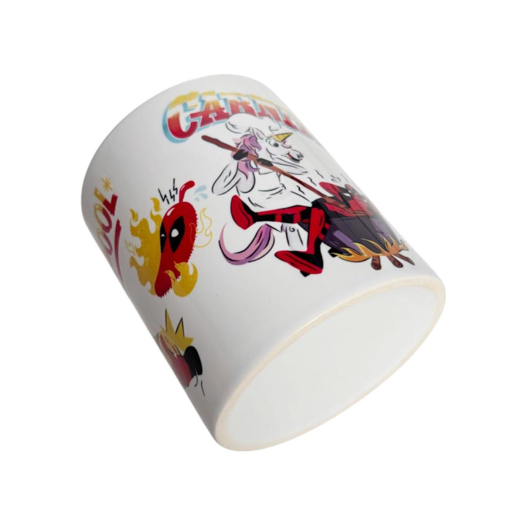 Small Planet Marvel Deadpool Chimichanga Mug, Red