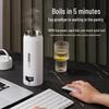 Compact Electric Travel Kettle with Constant Temperature and Insulation for Dorms and More