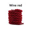 Round Shoelaces Quality Colorful 1CM Thicker Cotton Shoelace Sneakers Rope Laces 100/120/140/160CM Boots Shoe laces Shoes 1Pair