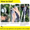 50/80M Reflective Bird Repellent Fright Tape Anti-bird Laser Flashing Tape Double-sided Deter Pigeons Crows Birds Ribbons