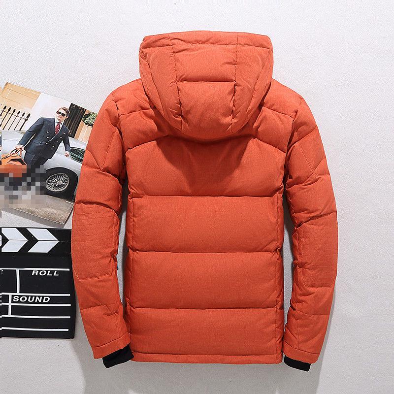 Giacca da trekking da uomo Giacca con cappuccio Piumino d'anatra Spesso antivento Sport da sci