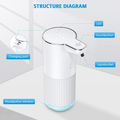 350ML Berührungsloser Intelligenter Infrarot-Induktion Elektrischer Automatischer Smart Sense Seifenspender Hand-Desinfektionsmittel Waschmaschine