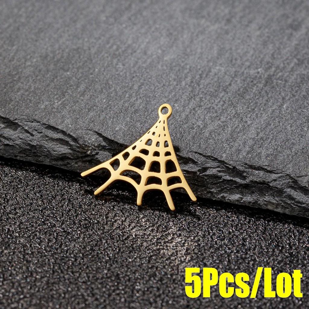 2025 DIY Stainless Steel Cross Pendant Necklace Accessories - 5-Pack