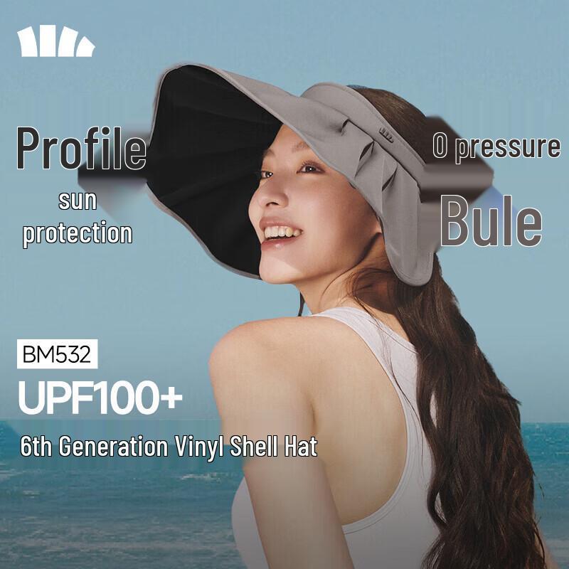 Beneunder Women s Black Adhesive Wide-Brim Sun Hat