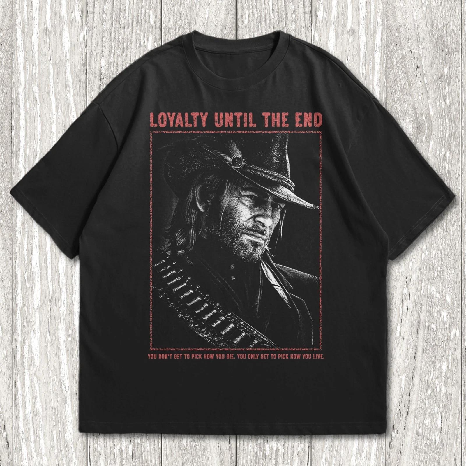 Red Dead Redemption 2 Shirt, Outlaw Cowboy Graphic T-Shirt – Western Gunslinger 2XL