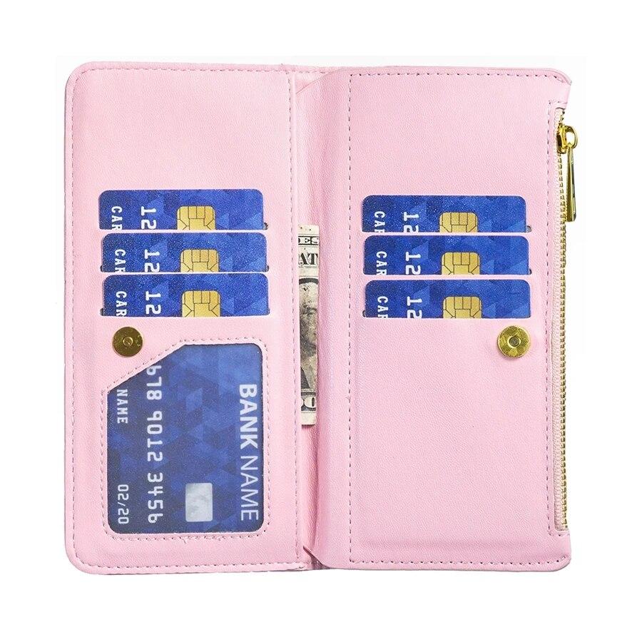 Wallet Small Fragrance Flip Zipper Leather Case For Samsung Galaxy Z Fold5 Z Fold4 Z Fold3 5G Magnetic Flip Cover