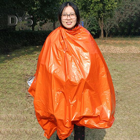 Notfallschlafsack, wasserdicht, tragbar, Thermodecke, leicht, für Outdoor-Camping, Rucksackreisen, Wandern, Erwachsene, Überlebens-Biwaksack