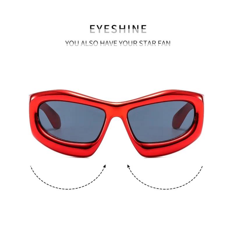 Fashion Oversized Sunglasses Y2k Women Men Brand Designer Retro Sun Glasses Female Popular Vintage Eyewear UV400