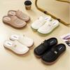 Flat Heel Headed Slippers Thick Bottom Outdoor Wear Women's Slippers Fashionable Clog Shoes Comfortable EVA Material