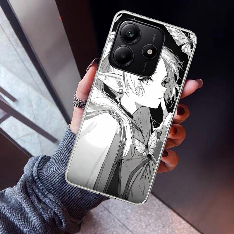 Frieren Beyond Journeys End Phone Case For Xiaomi Redmi Note 10 11 12 13 14 15 Pro Plus 11S 12S 14S 11T 11E 10S Soft TPU Back Co