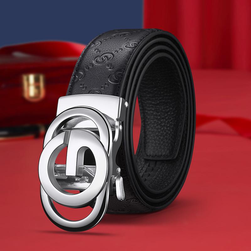 

Ремень мужской с пряжкой деловой повседневный ремень в зеленом брюках ремень 130cm