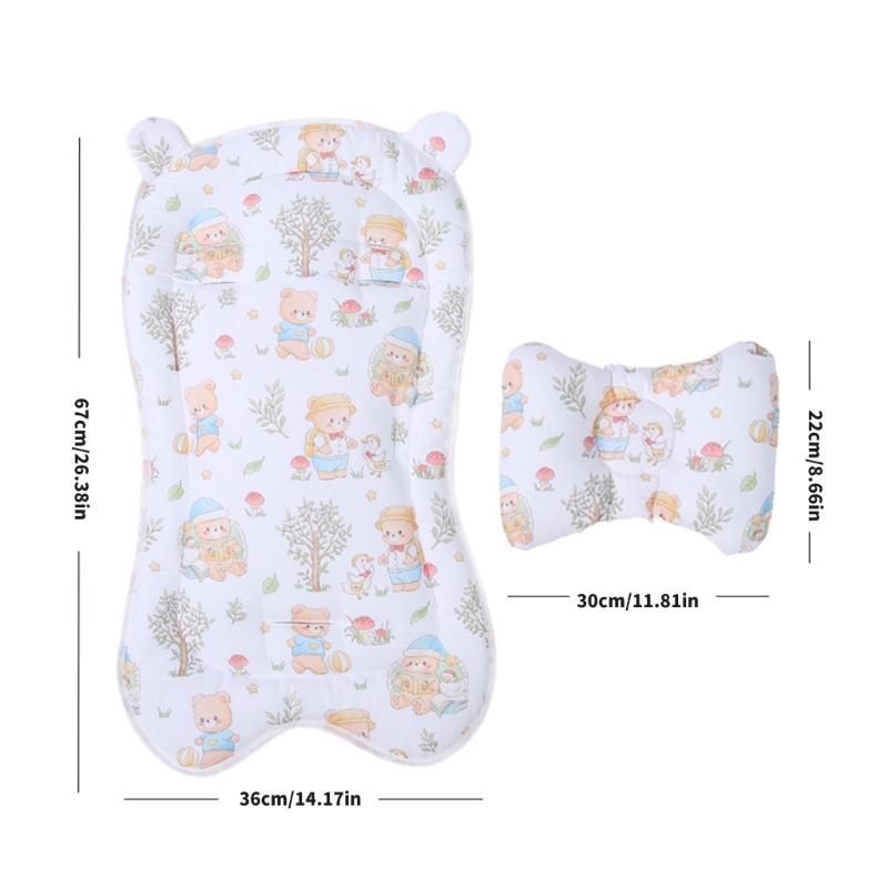 Reversible Infant Strollers Cushion Soft Breathable Pram Liner Thick Sponge Padded Universal For Baby Carriages