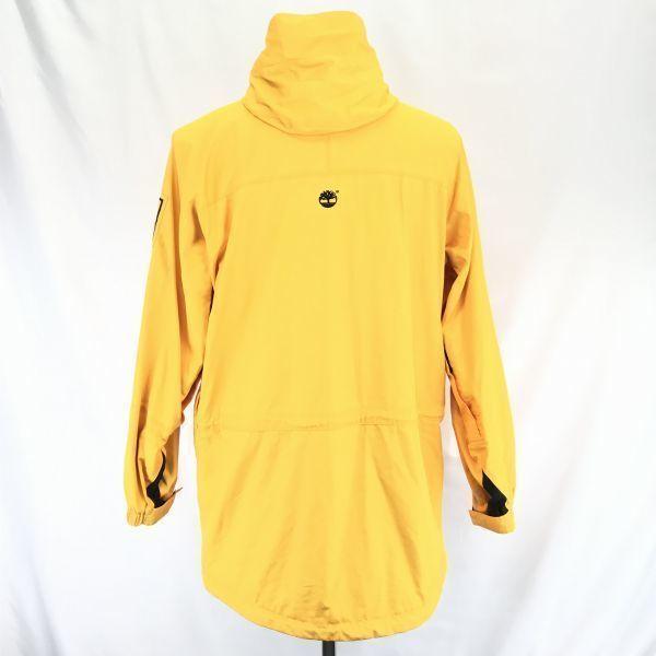 Timberland Wodoodporna Parka Górska Pikowana Bluzon Odzież Wierzchnia Płaszcz Męski XS Żółty Pełny Podwójny Zamek Błyskawiczny(UŻYWANY)