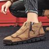 Suède Enkellaars Heren Chelsea Boots Nieuwe Vrije Tijd Wandelen Heren Outdoor Sport Zachte Elastische Band Instapper Schoenen Zakelijk Casual Schoenen
