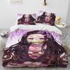 Demon Slayer Bedding Set Kamado Nezuko Duvet Cover Set Bedspread Pillowcase King Queen Full Single Size Bed Linen Kids Teen Gift