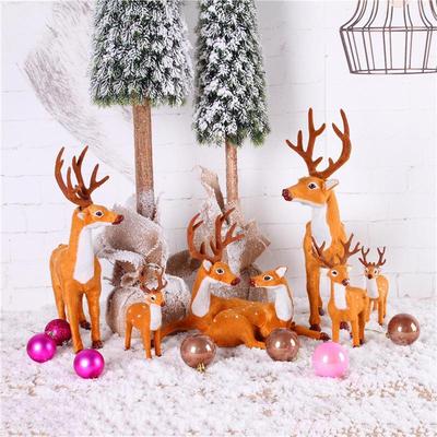 Elk and Deer Christmas Display Ornaments