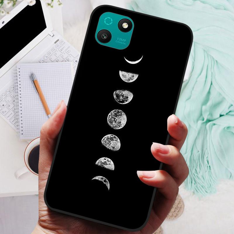 Soft Phone Cover For Wiko T10 4G Case T3 Funda TPU Space Marble Black Silicone Coque for Wiko T 10 WikoT3 Shockproof Cartoon