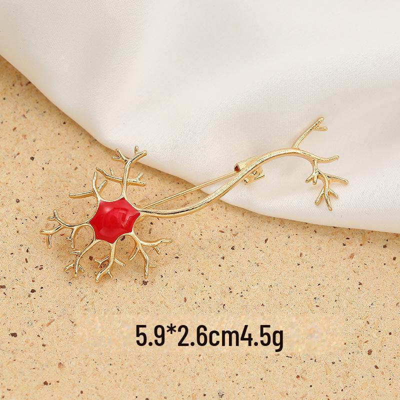 Epidemic Prevention Brooch: Cute Doctor/Nurse Pin, Personalized Fashion Alloy with Oil Drop Design