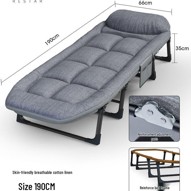 Ruishida Folding Nap Bed for Office, Hospital, and Outdoor Use