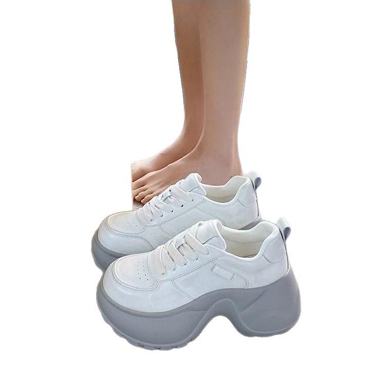 Platform Shoes Children 2025 New Small Height Increase Muffin Shoes Versatile Fashion Wear-resistant Light and Comfortable Women's Shoes