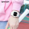 Sanda Square Multifunctional Waterproof Luminous Sports Watch for Men & Women - Fashionable Student Wristwatch