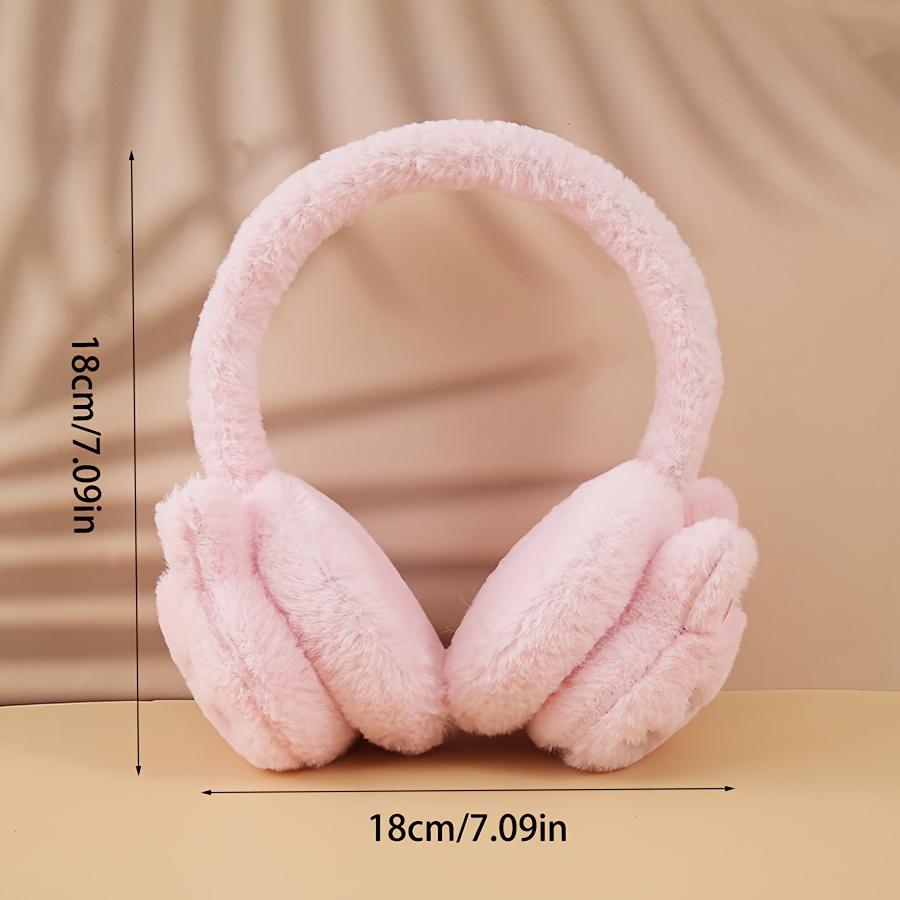 Korean Version of Autumn and Winter Plush Warm Ear Cover, Plush Cute Cartoon Kitten Ear Cover To Protect Ears From Cold