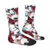 Demons Masks Socks Spring Anime Print Stockings Kawaii Men High Quality Socks Graphic Cycling Anti Skid Socks