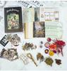 Retro Art Sticker Set: Dried Flower Journal Paper with Creative Cross-Border Designs