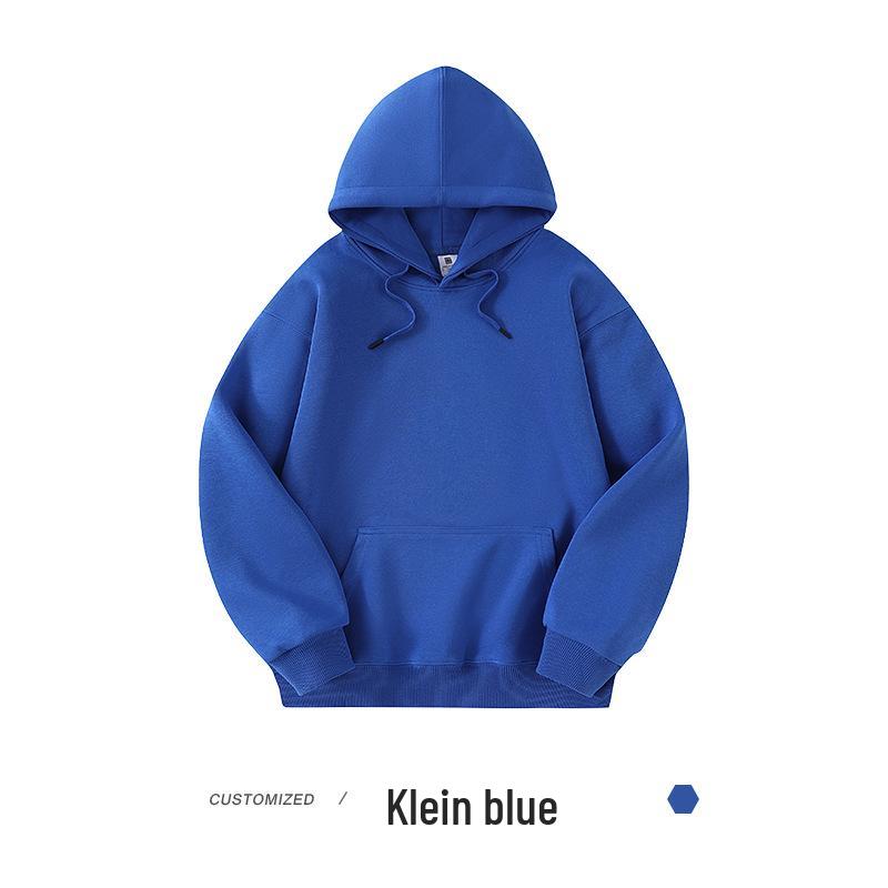 

Men s Gray Cotton Pullover Hoodie Jacket - Loose Long Sleeve Top for Early Autumn M