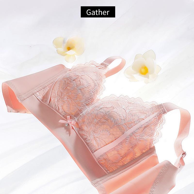 Neue Unterwäsche für Damen, stahlfreier Rand, große BHs, Damen sammeln und schließen die Unterbrüste, Anti-Schlaffe-BH