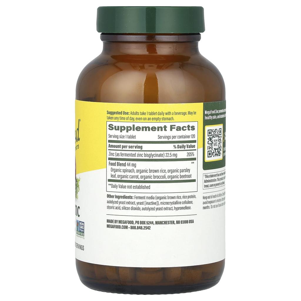 Zinc, 22.5Mg, 120 Tablets