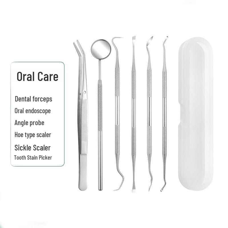 Dental Cleaning Tool Set: Remove Stains & Plaque with Mirror & Probe
