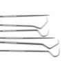 8Pcs Portable Stainless Steel Metal Toothpick Bag Set Reusable With Holders