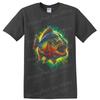 Piranha Fish T Shirt Colorful Tropical Predator Art Graphic Tee Ocean Lovers