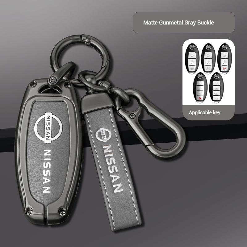 Aliaj de Zinc Piele Cheie Auto Pentru Husă Nissan Qashqai Juke X-Trail Patrol Note Leaf Altima Maxima Murano Tiida Teana Rogue Sentra
