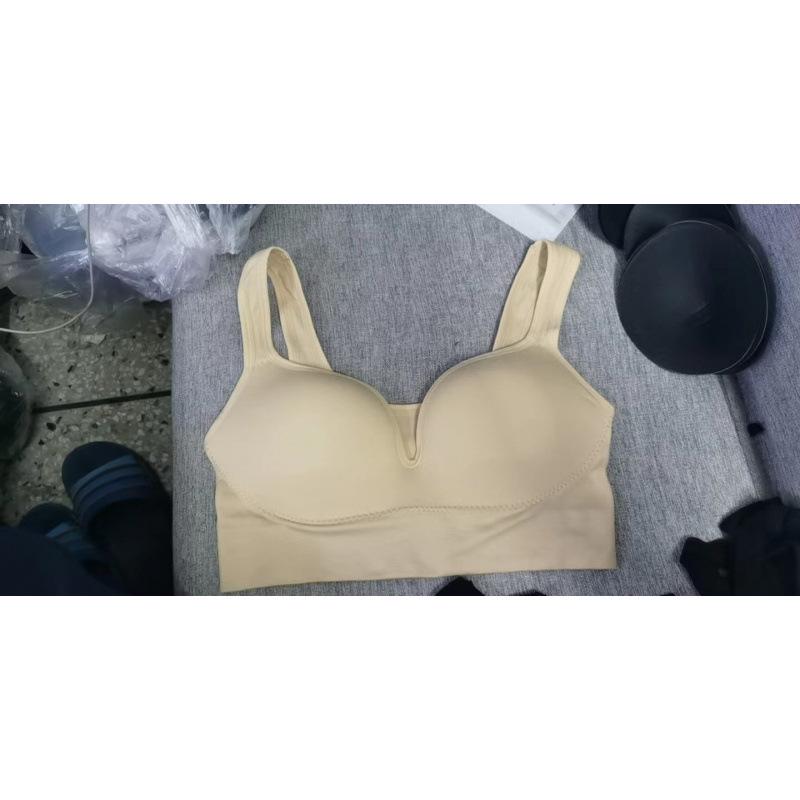 Women s Backless Sports Bra with Fixed Cup and Crossed Straps M